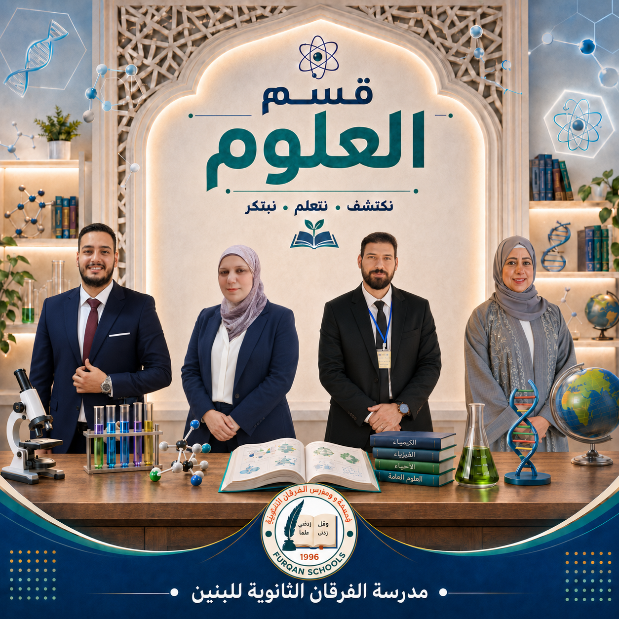 انطلاقة جديدة ومميزة: قسم العلوم بحلته الجديدة للعام الدراسي 2026-2027